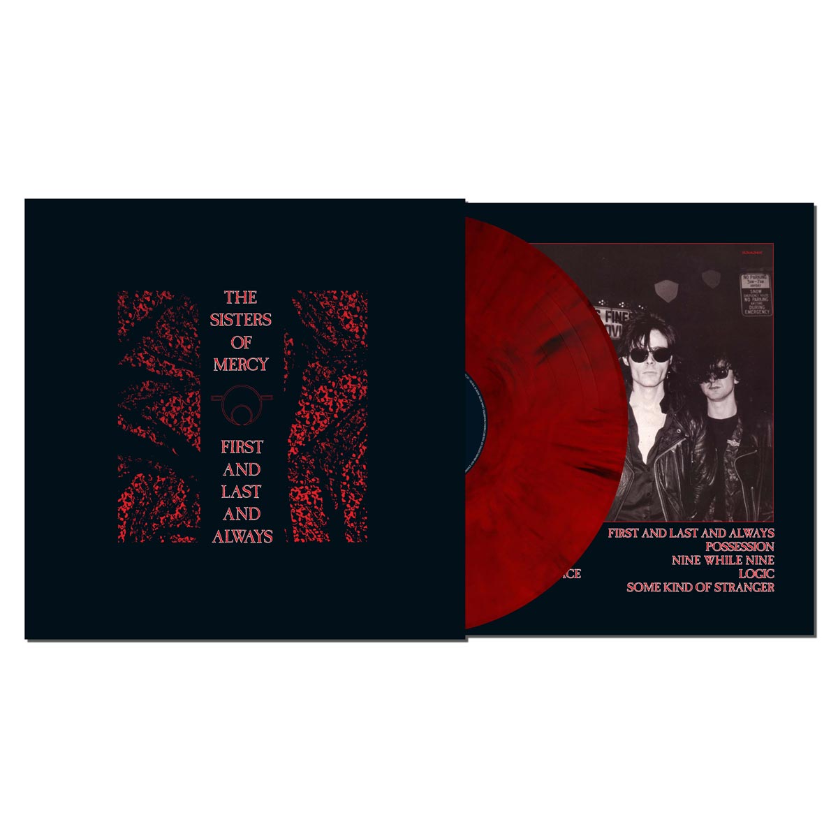 Sisters Of Mercy, The - First and last and always (Red & Black Marble) - LP