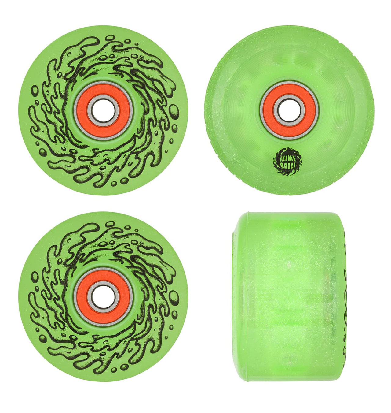 Slime-Balls---Light-Ups-OG-Slime-Green-Glitter-78a-Skateboard-Wheels-