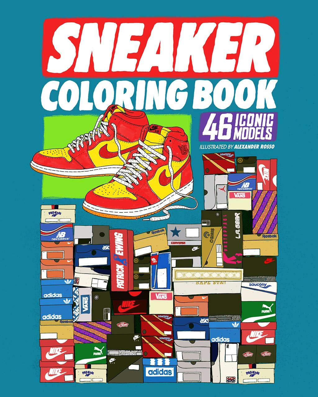 Sneaker-Coloring-Book-46-Iconic-Models