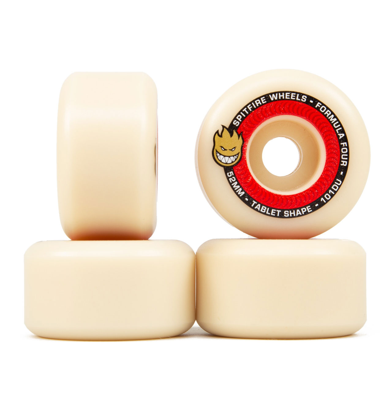 スケートボード Spitfire Formula Four Conical 52mm 101Du Spitfire - Formula Four Conical Full 101DU Skateboard Wheels - 52mm