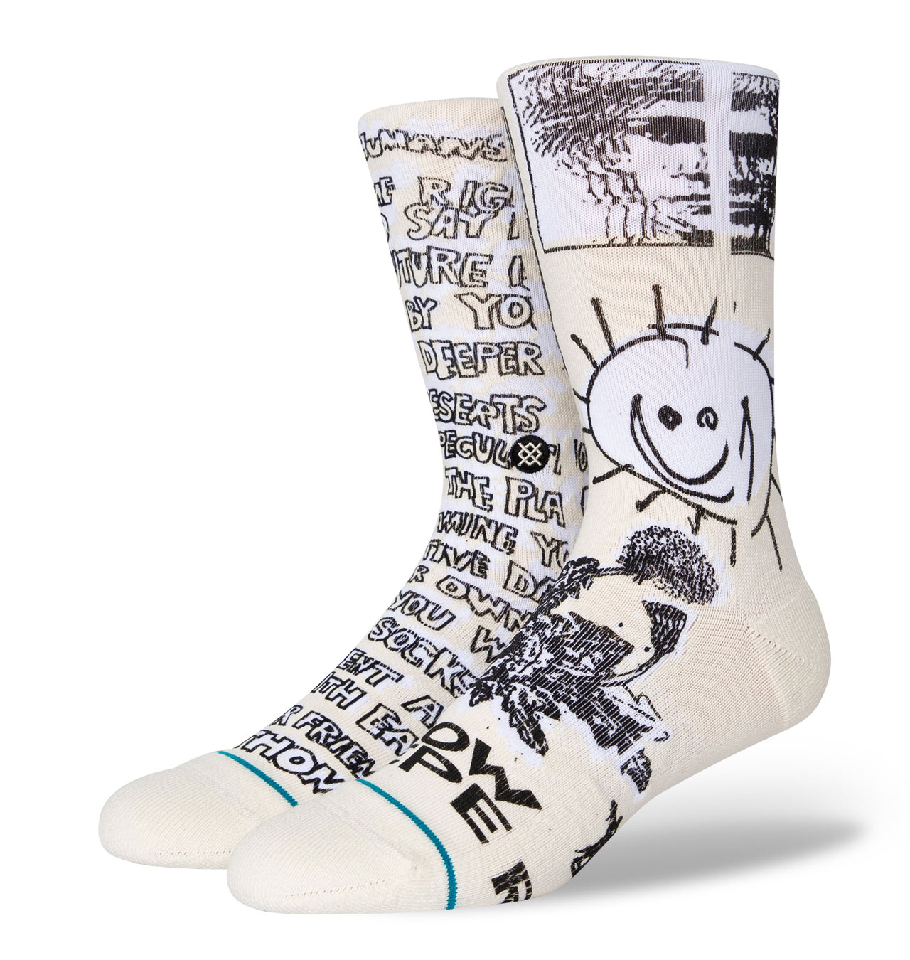 Stance - B. Thom Dear Humans Crew Sock