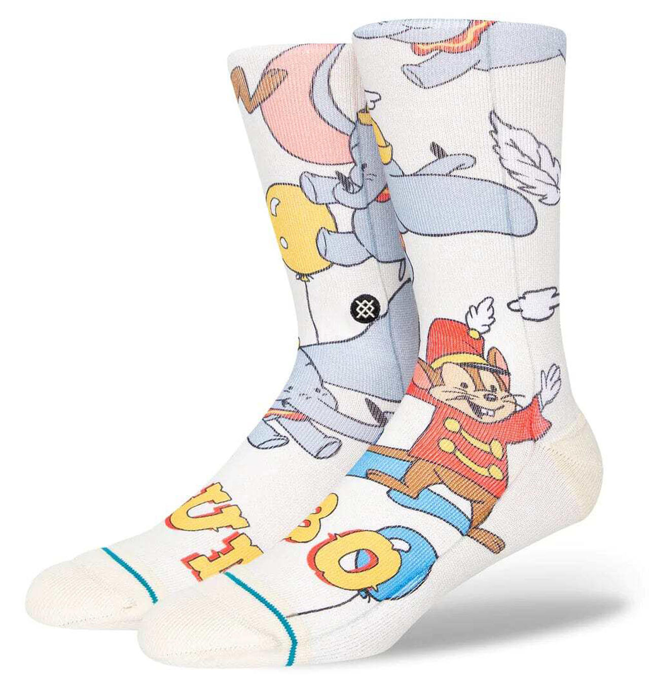 Stance - Disney 100 Dumbo By Travis Socks - Off White