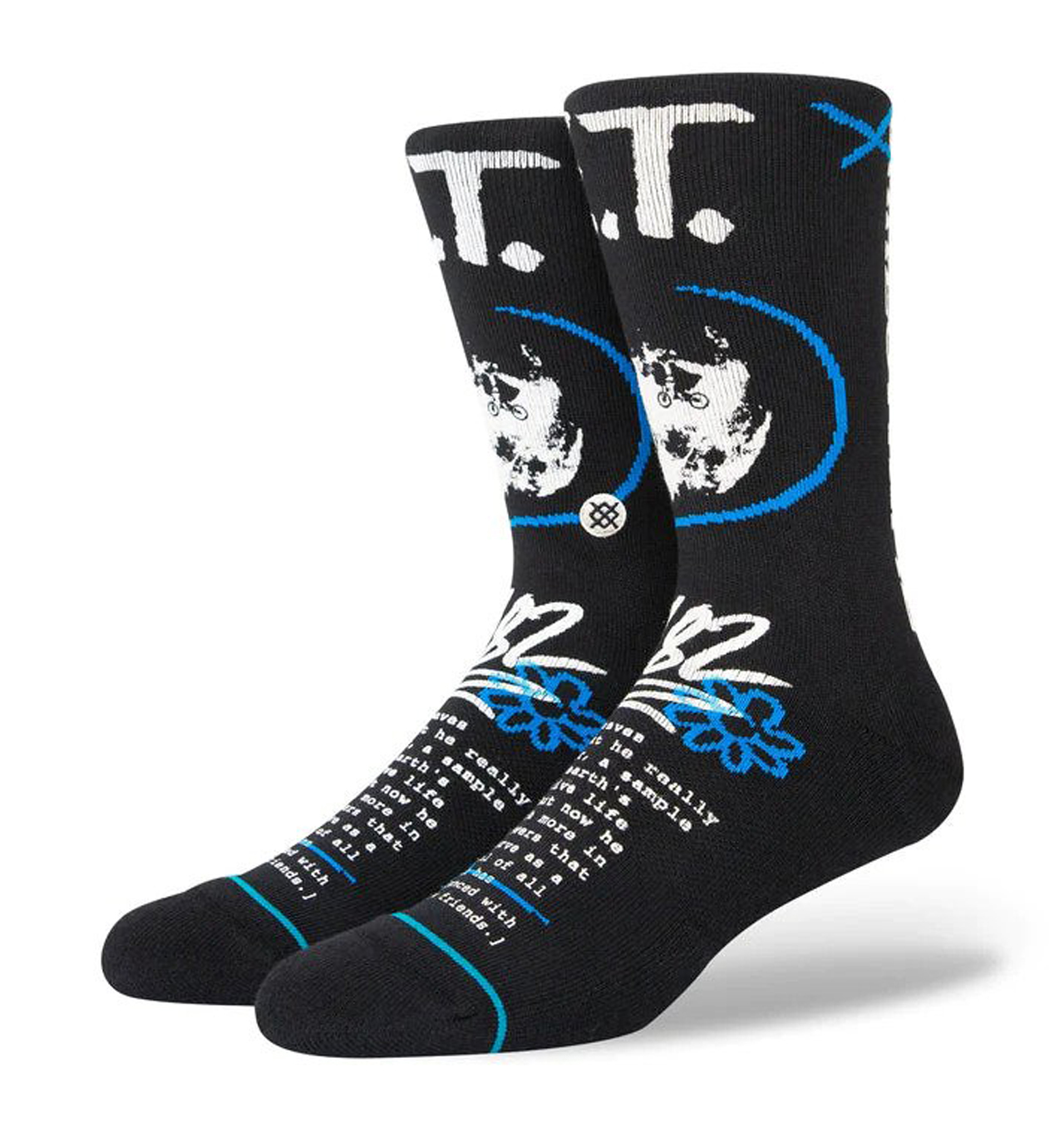 Stance - Extra Terrestrial Crew Sock - Black