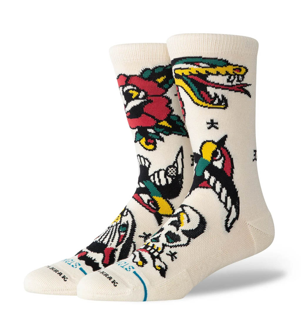 Stance - Flash Crew Socks - Canvas