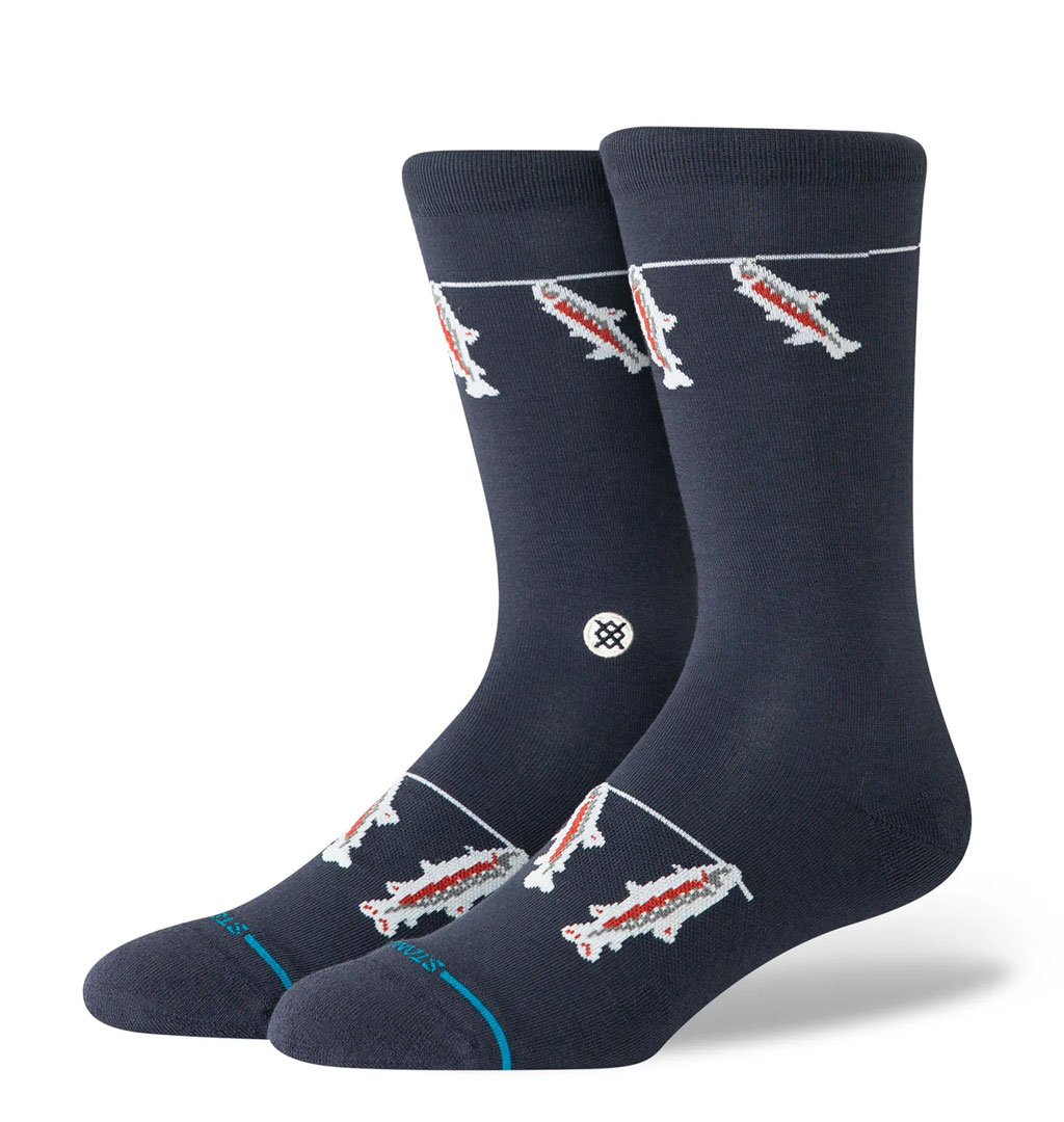 Stance - Gone Fishin Crew Socks - Navy