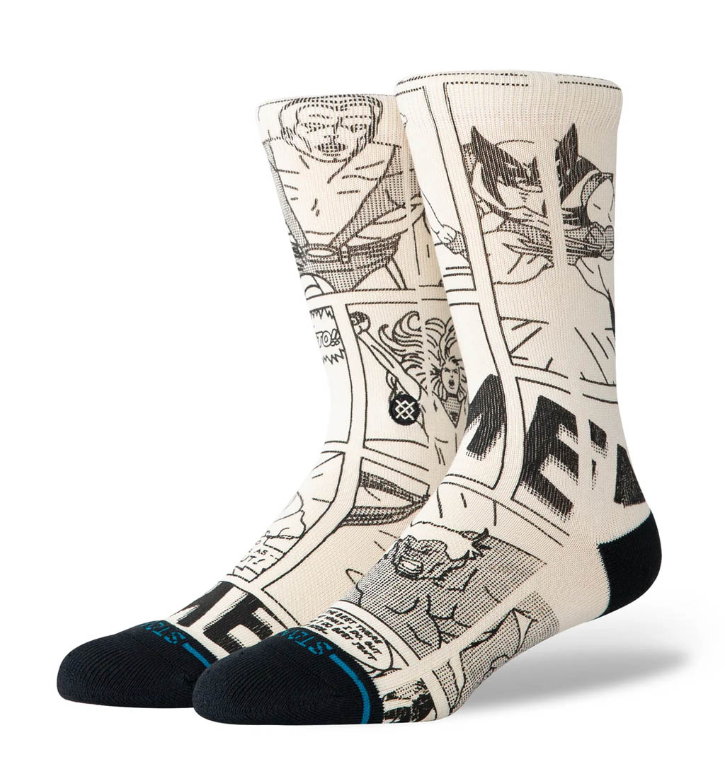Stance - Good Vs Bad Crew Socks - Black And White