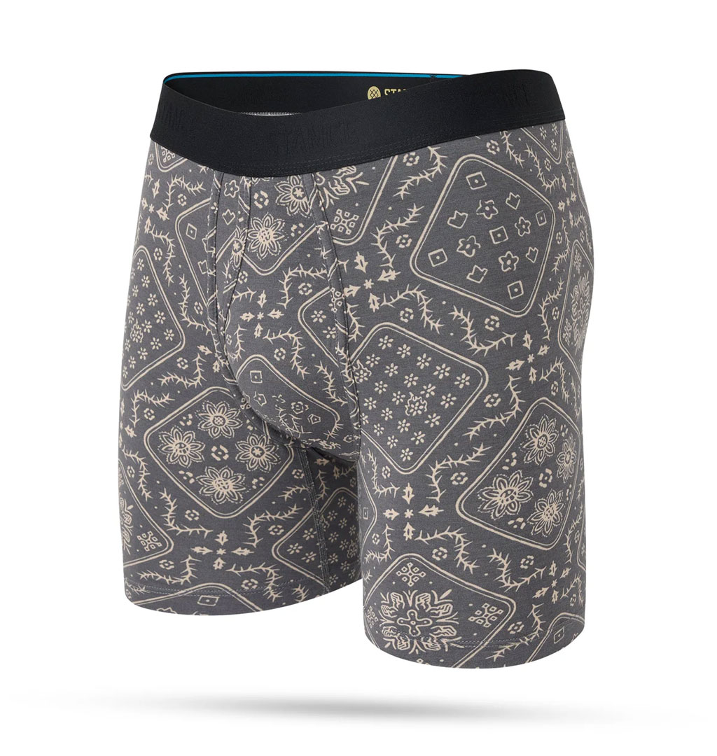 Stance - It Is Paisley Wholester Underwear - String Grey