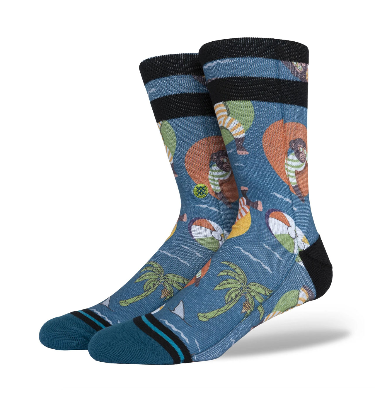 Stance---Monkey-Chillin-Classic-Crew-Socks