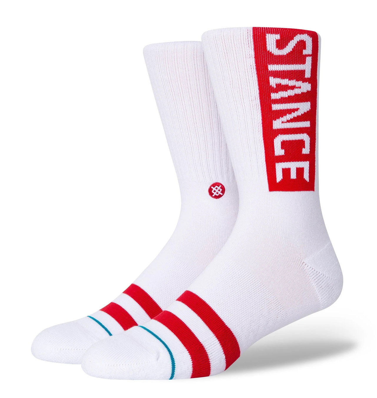 Stance - OG Socks - White/Red