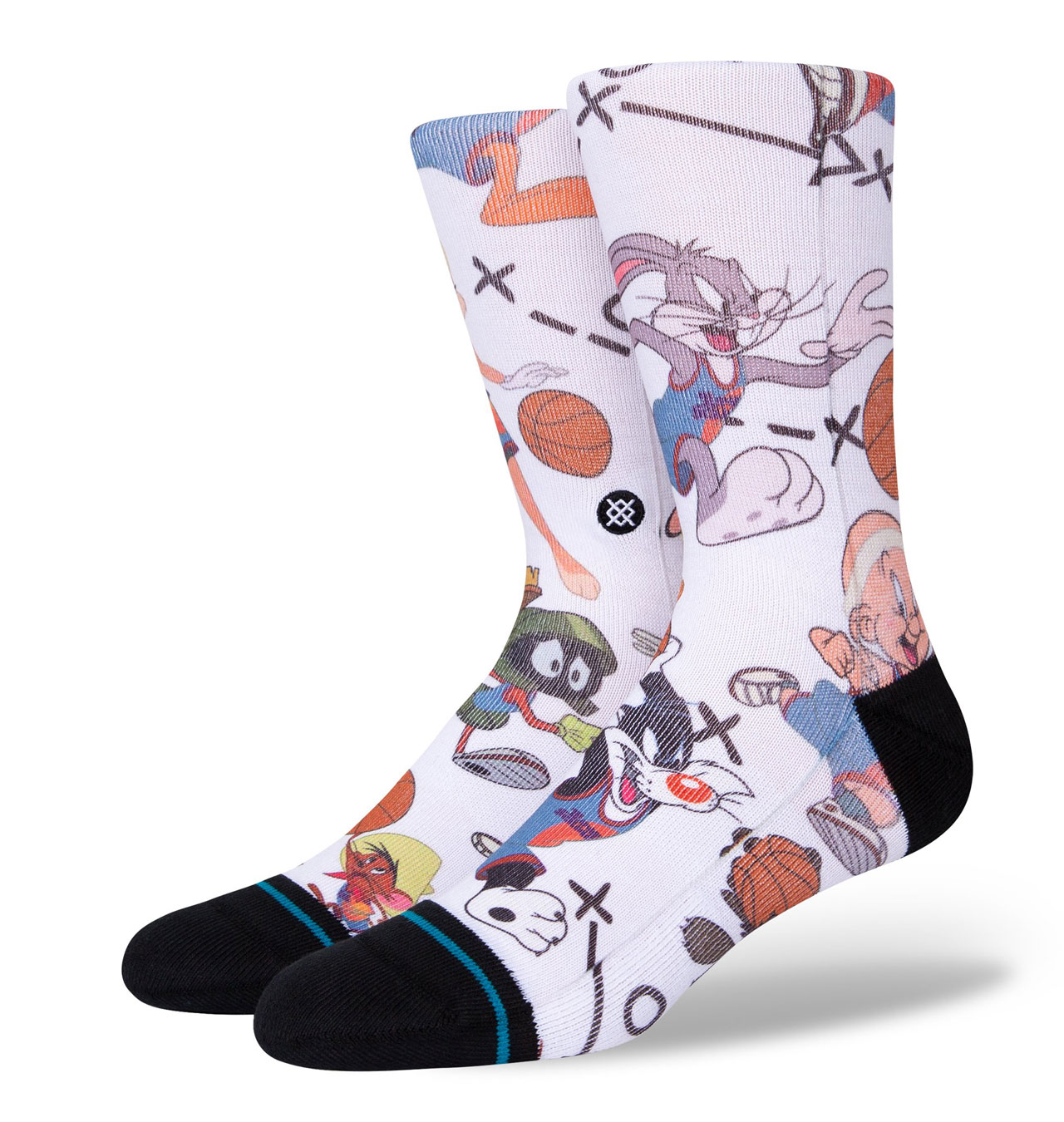 Stance - Space Jam Tune Conversational Classic Crew Socks