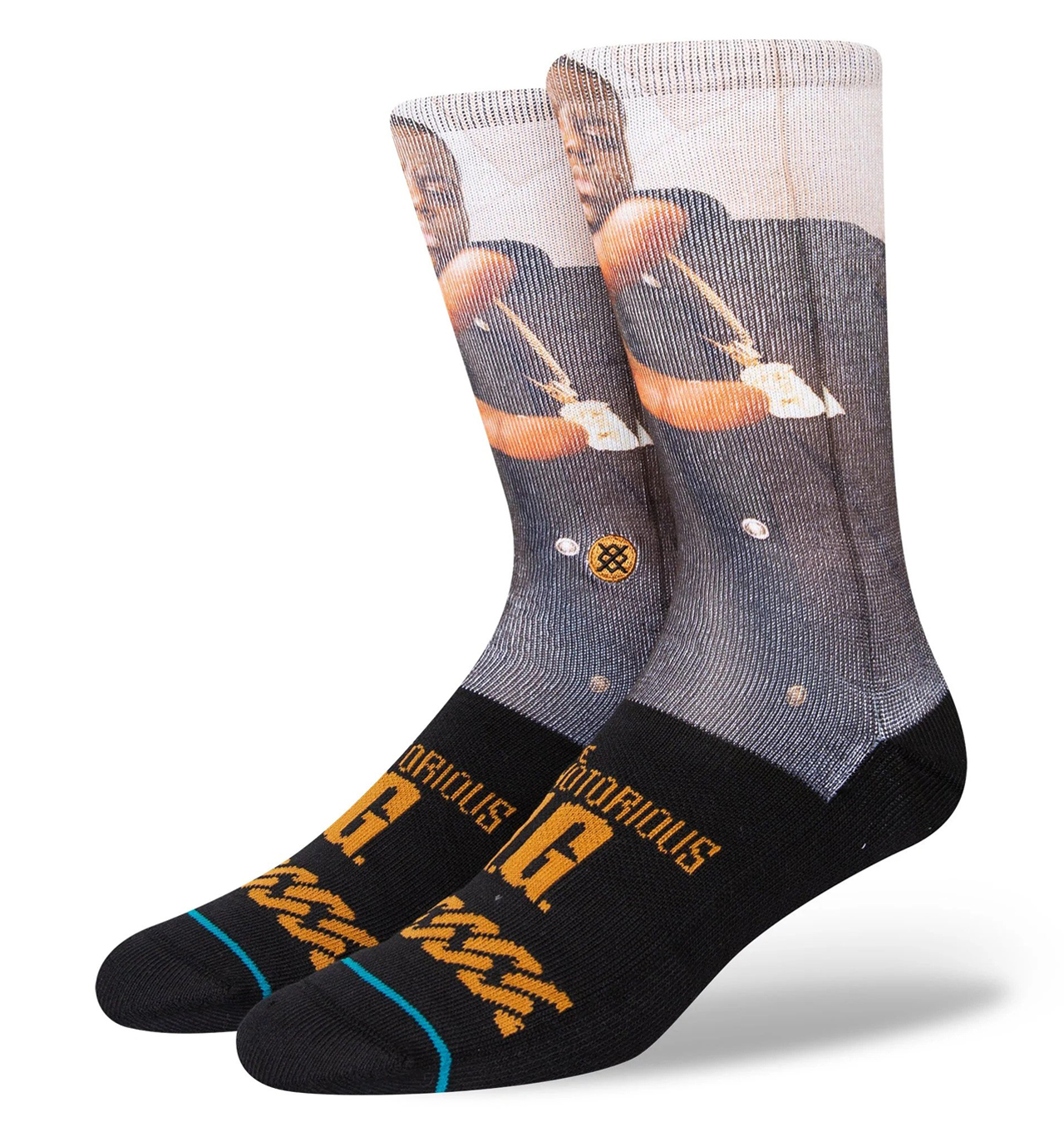 Stance - The King of NY Crew Sock - Black