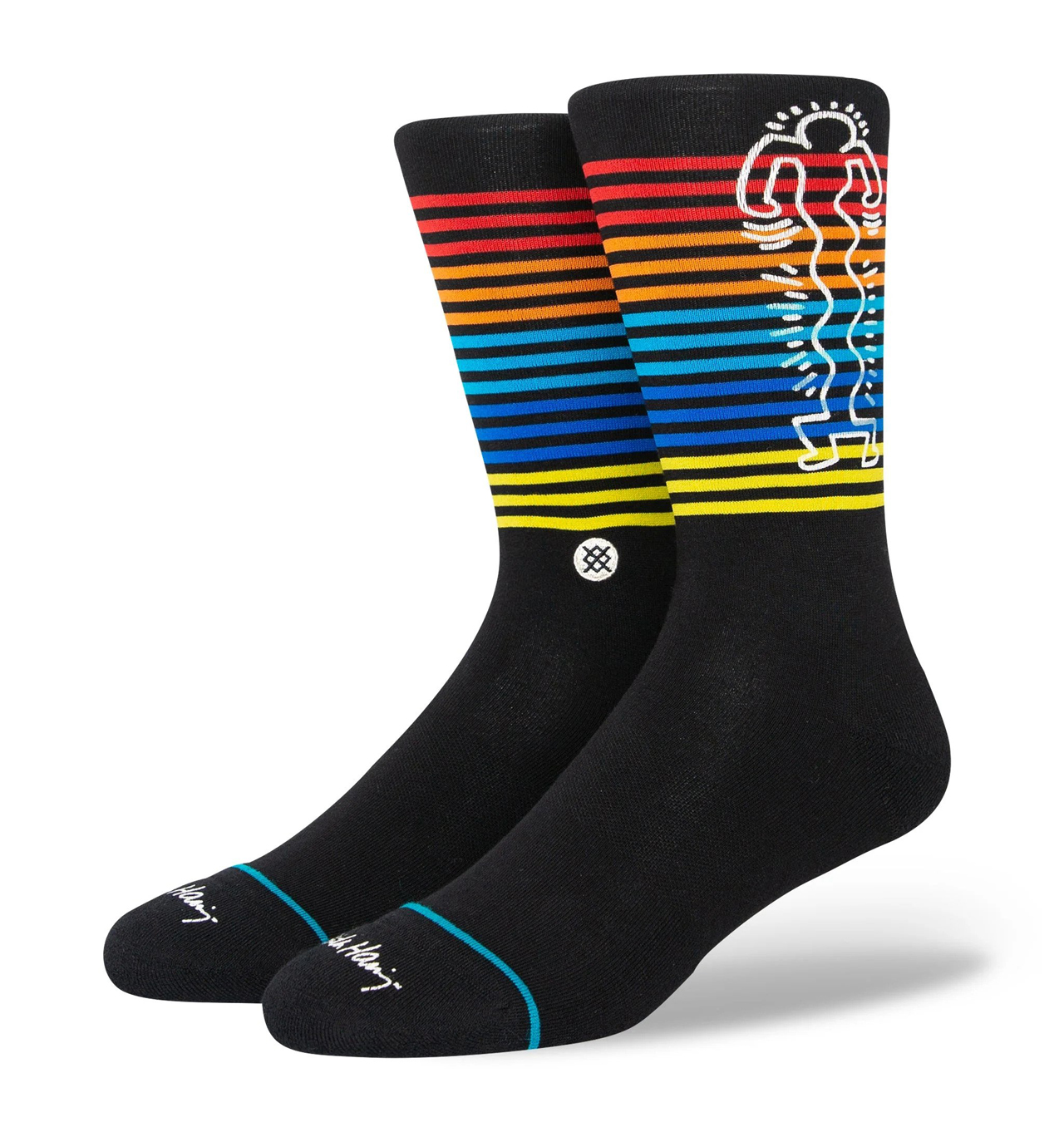 Stance - Wiggles Crew Sock - Black