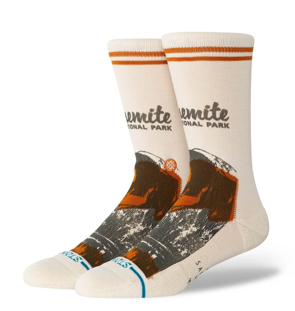 Stance - Yosemite NP Crew Socks - Canvas