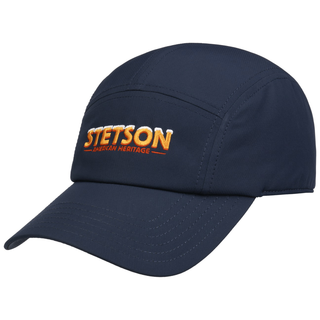Stetson - 5 Panel Snowy Letters Cap - Navy