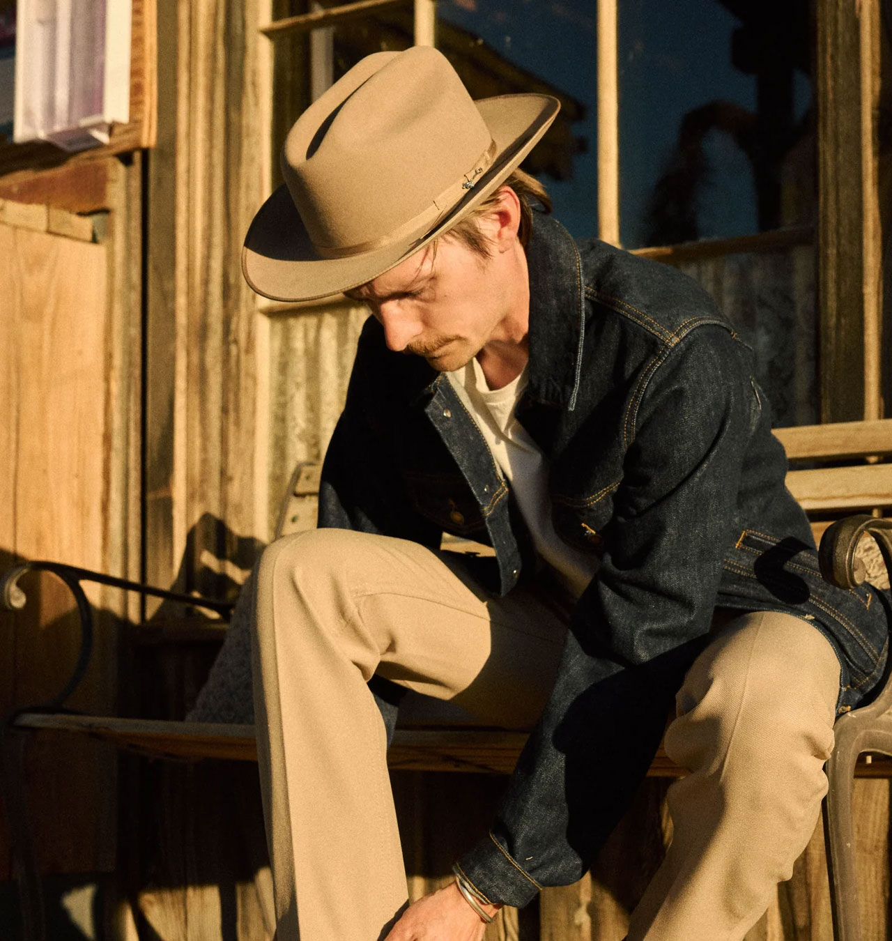Stetson - 6 X Open Road Hat - Fawn