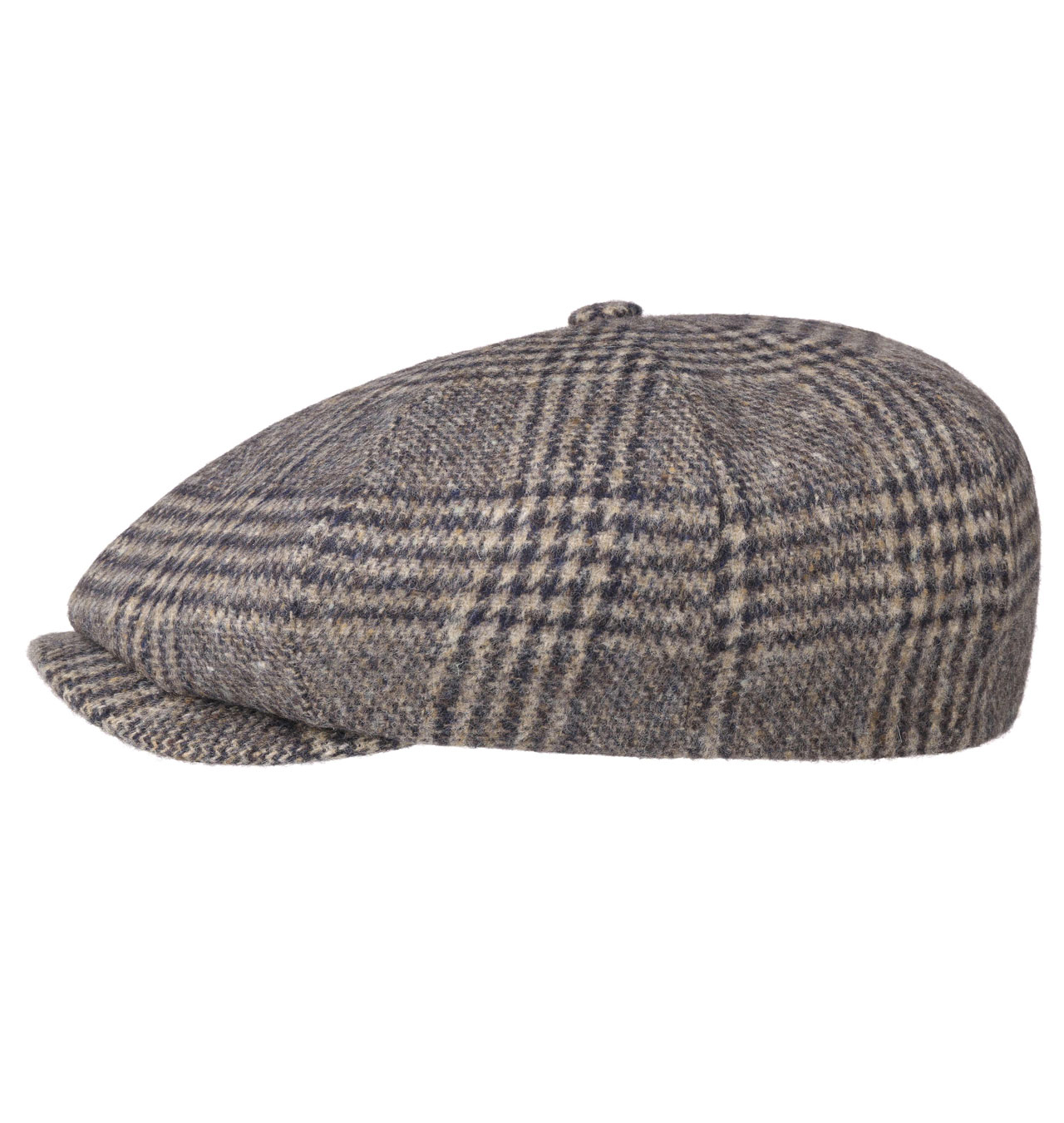 Stetson - 8-Panel Bakerboy Wool Cap - Grey