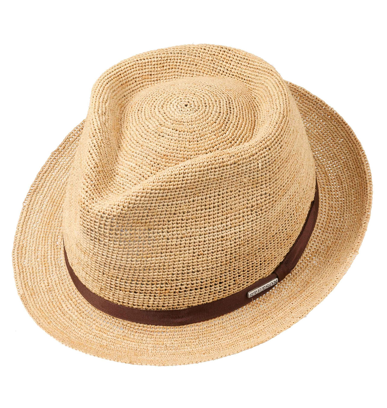 Stetson - Alpena Player Crochet Raffia Hat - Nature