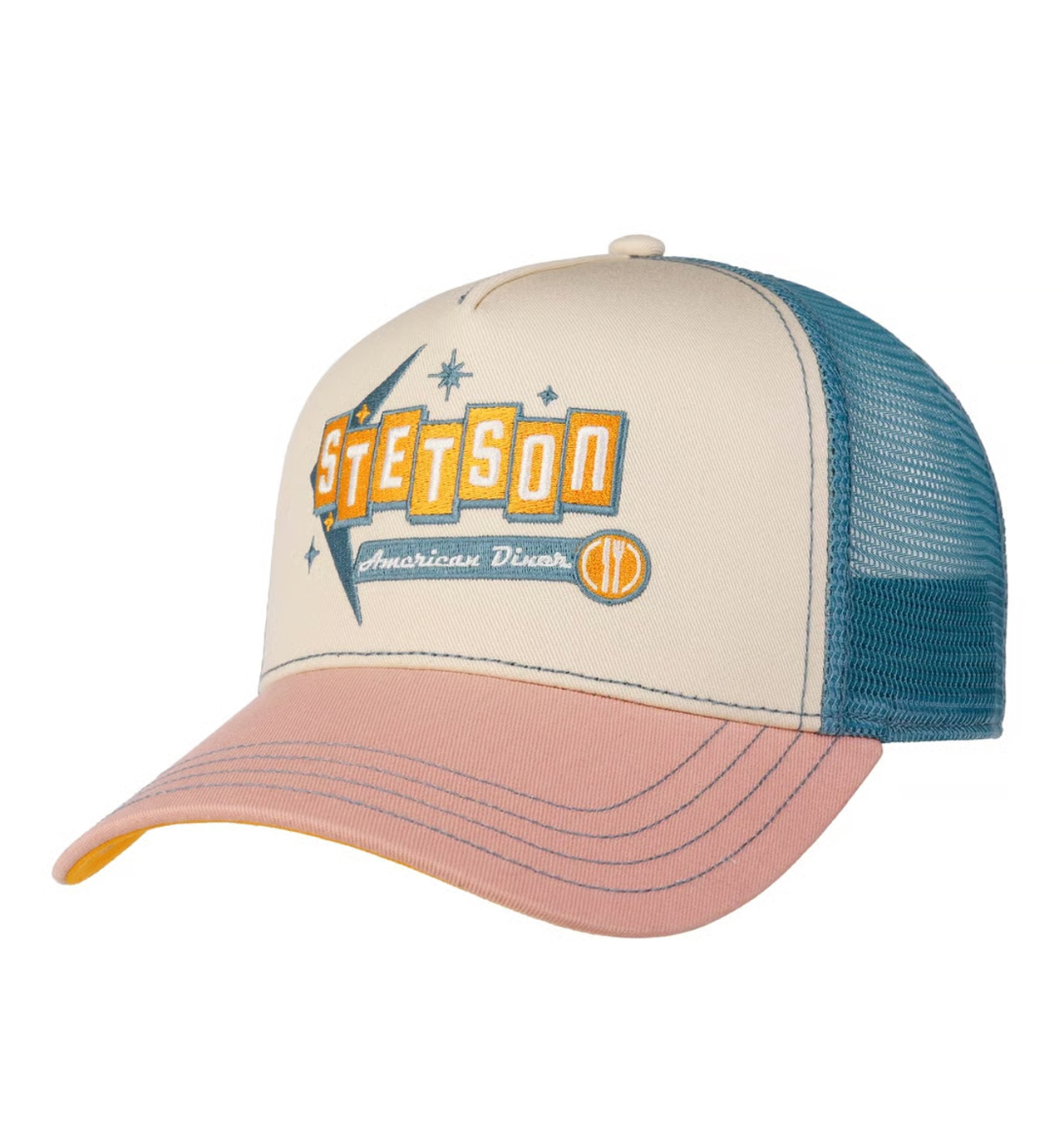 Stetson---American-Diner-Trucker-Cap---Rose