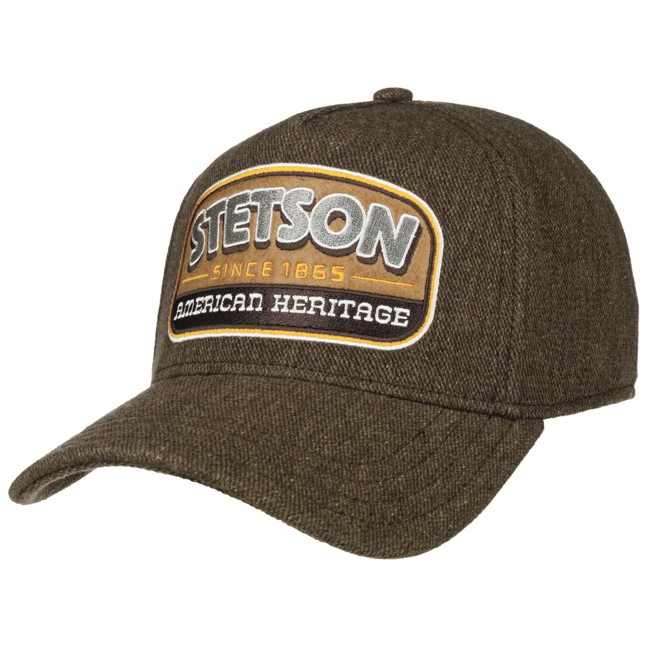 Stetson Rangers Cap Stetson - American Heritage Wool Cap - Brown | Sverige