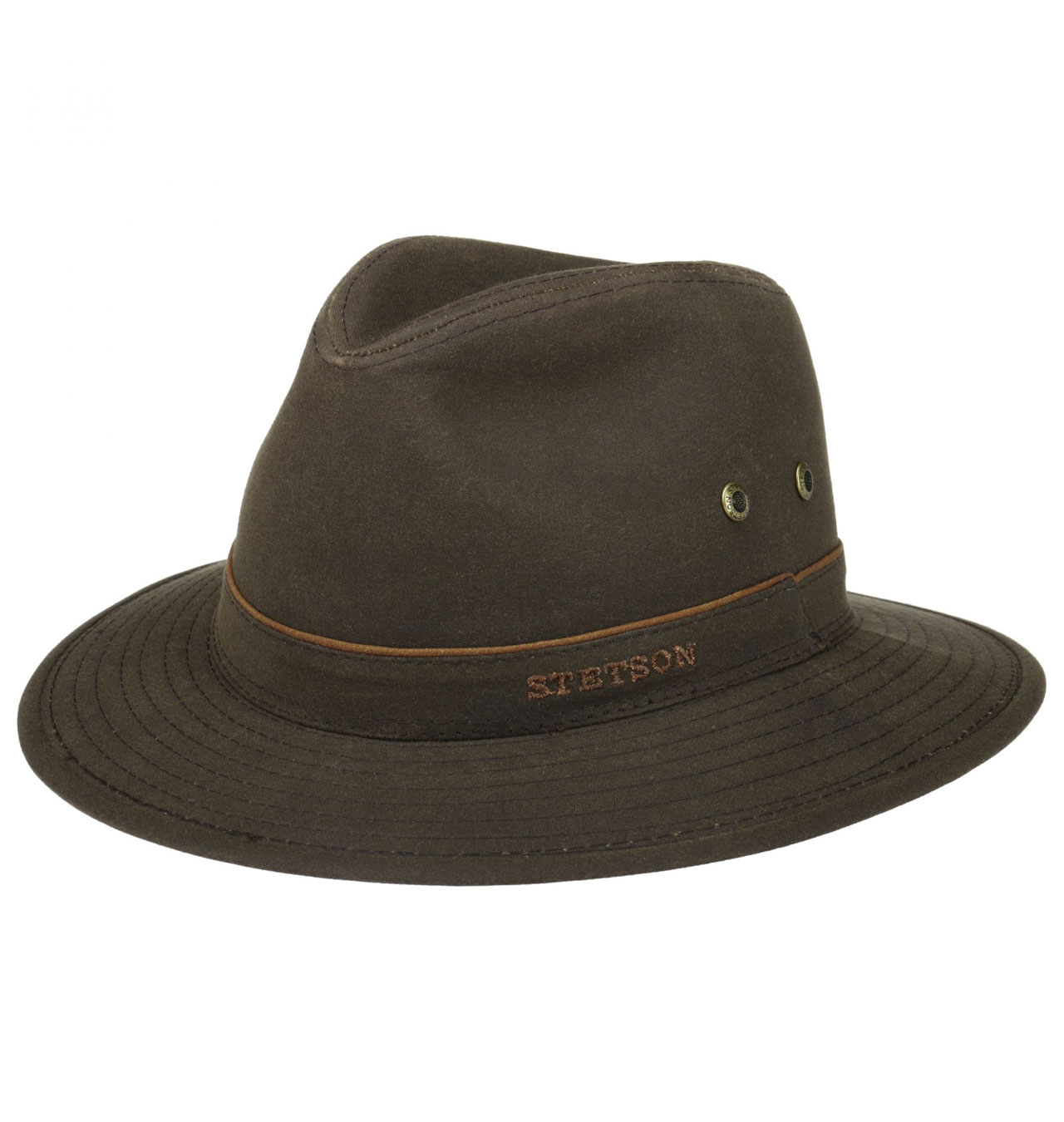 Stetson---Avasun-Waxed-Cotton-Traveller-Hat---Dark-Brown-12
