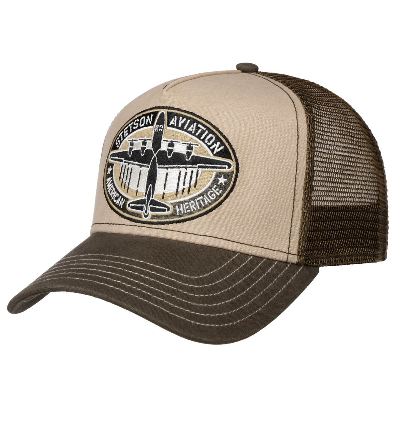 Stetson - Aviation Trucker Cap - Beige