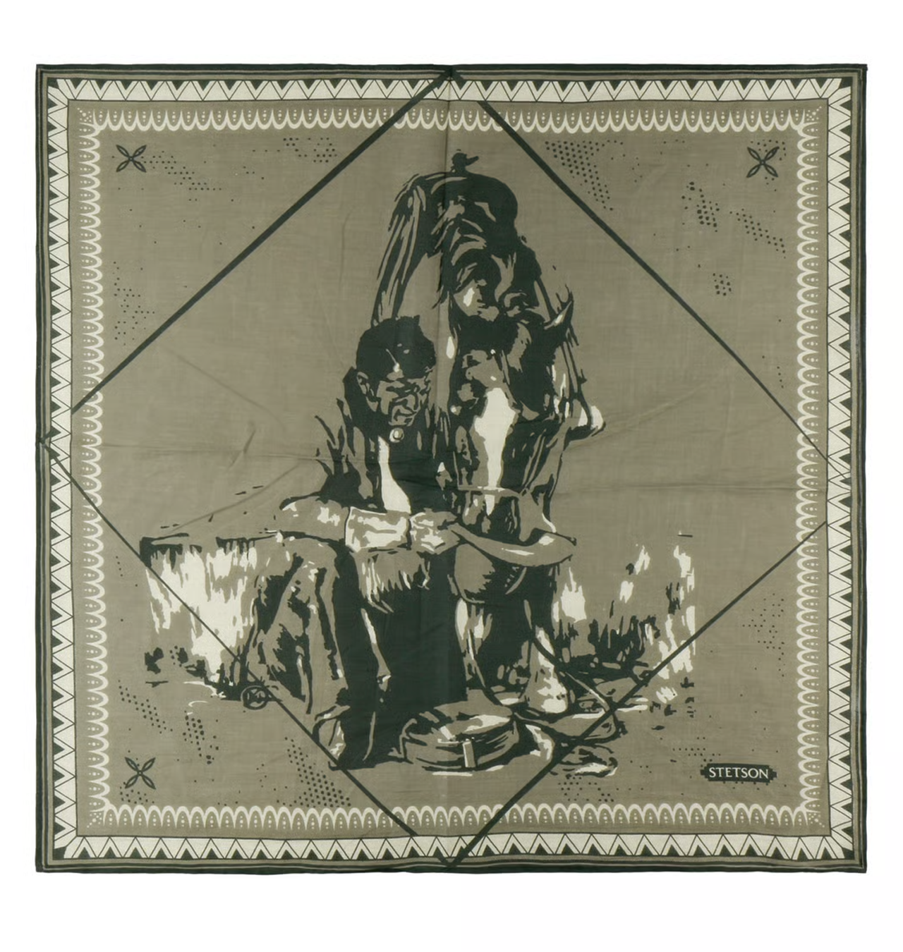 Stetson - Bandana Last Drop - Olive