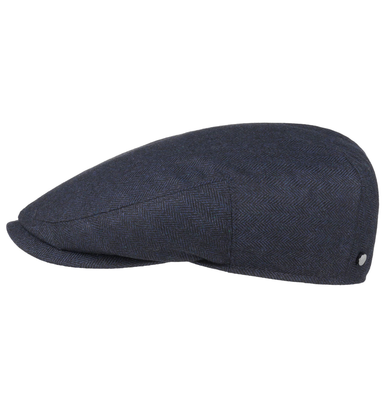 Stetson---Bandera-Herringbone-Flat-Cap---Navy-1