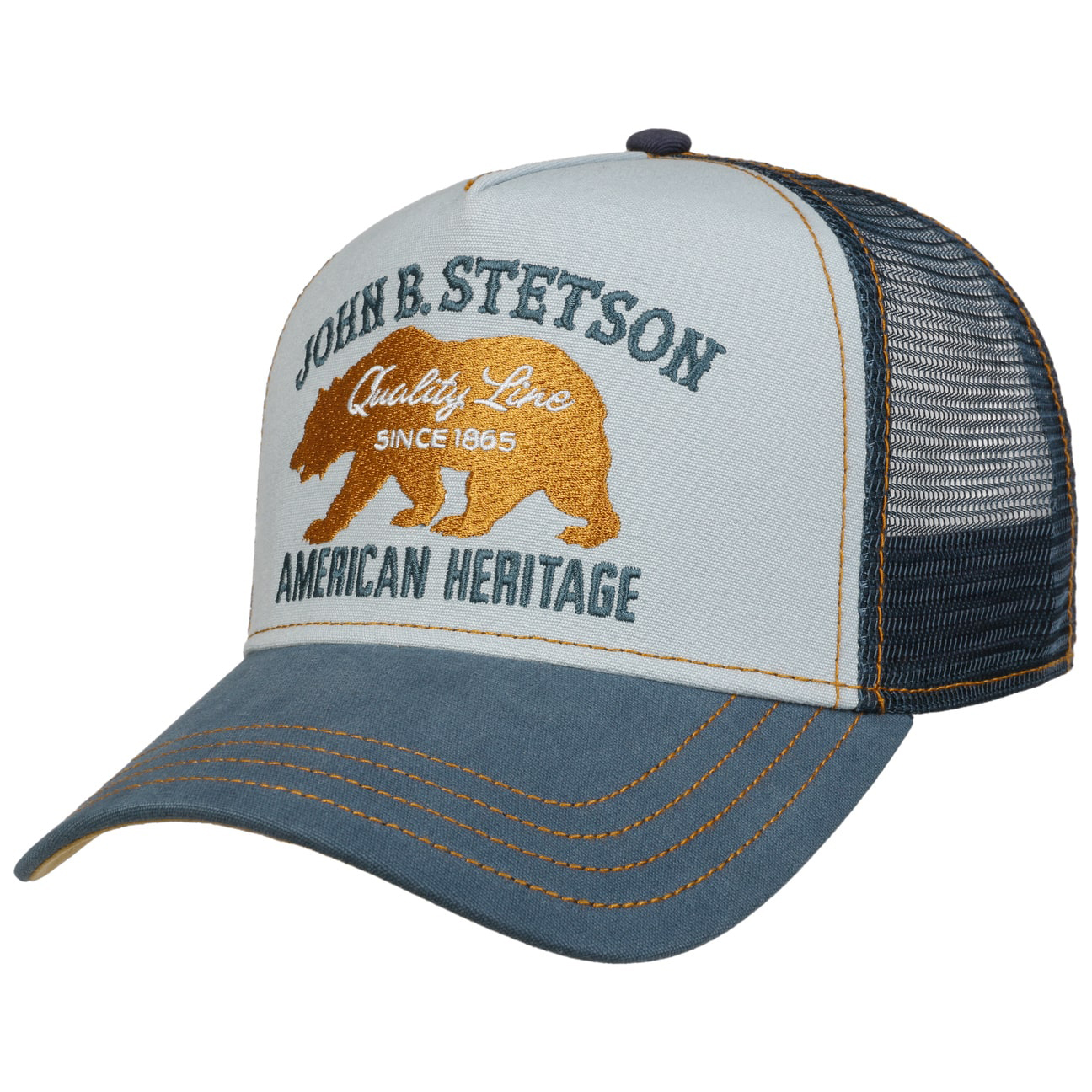 Stetson - Bear Trucker Cap - Blue