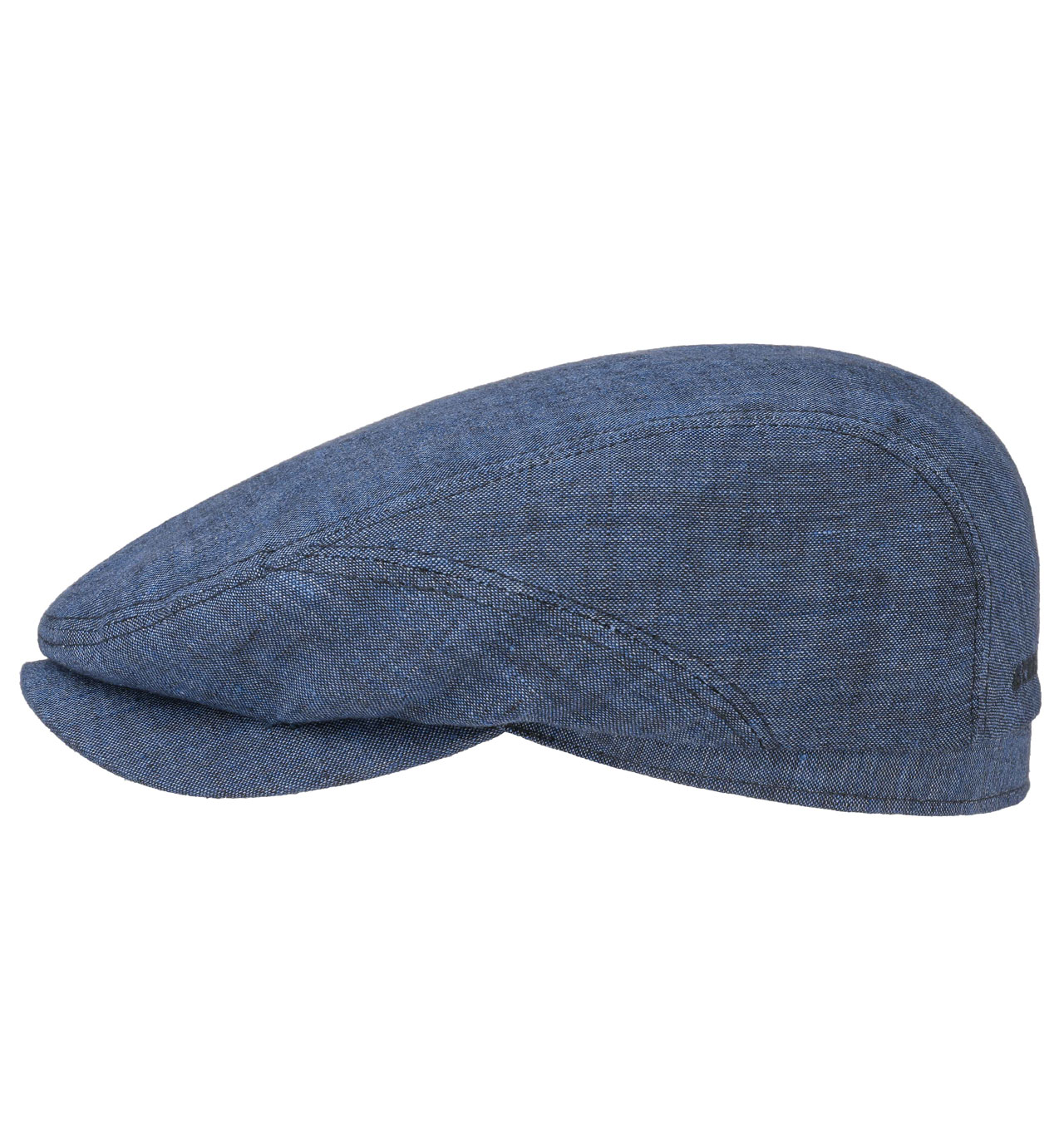 Stetson - Belfast Linen Summer Flat Cap - Light Blue