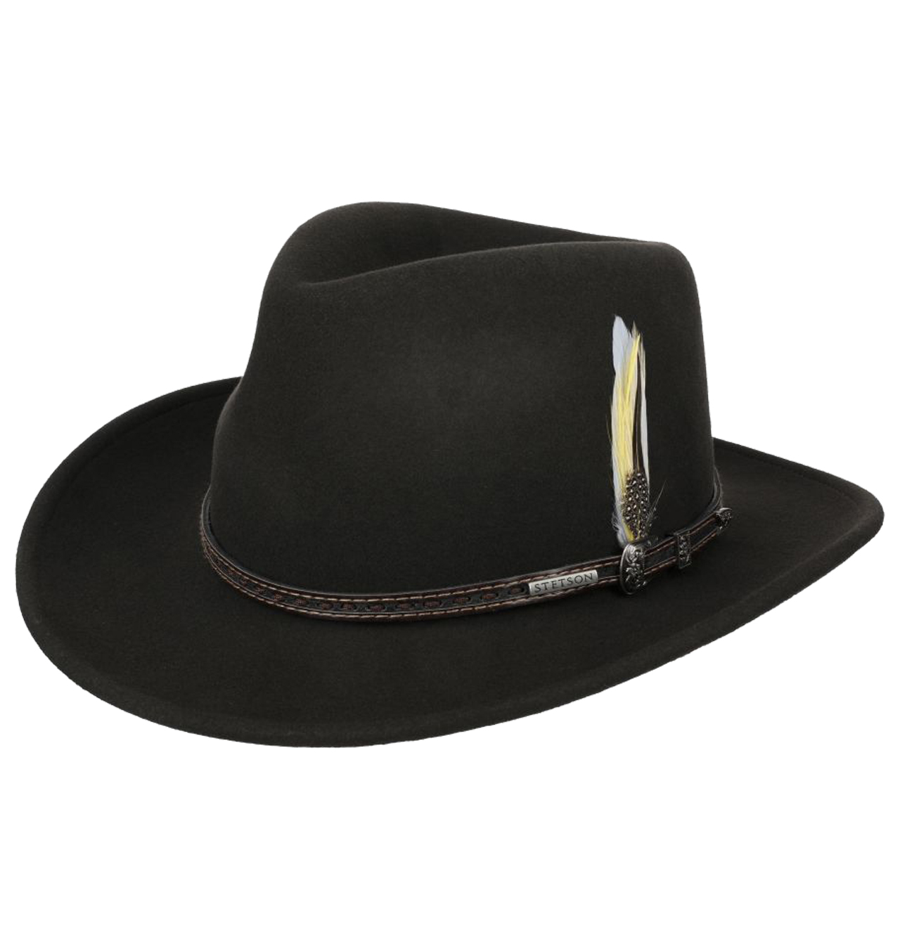 Stetson - Branston Western Vitafelt Hat - Dark Brown