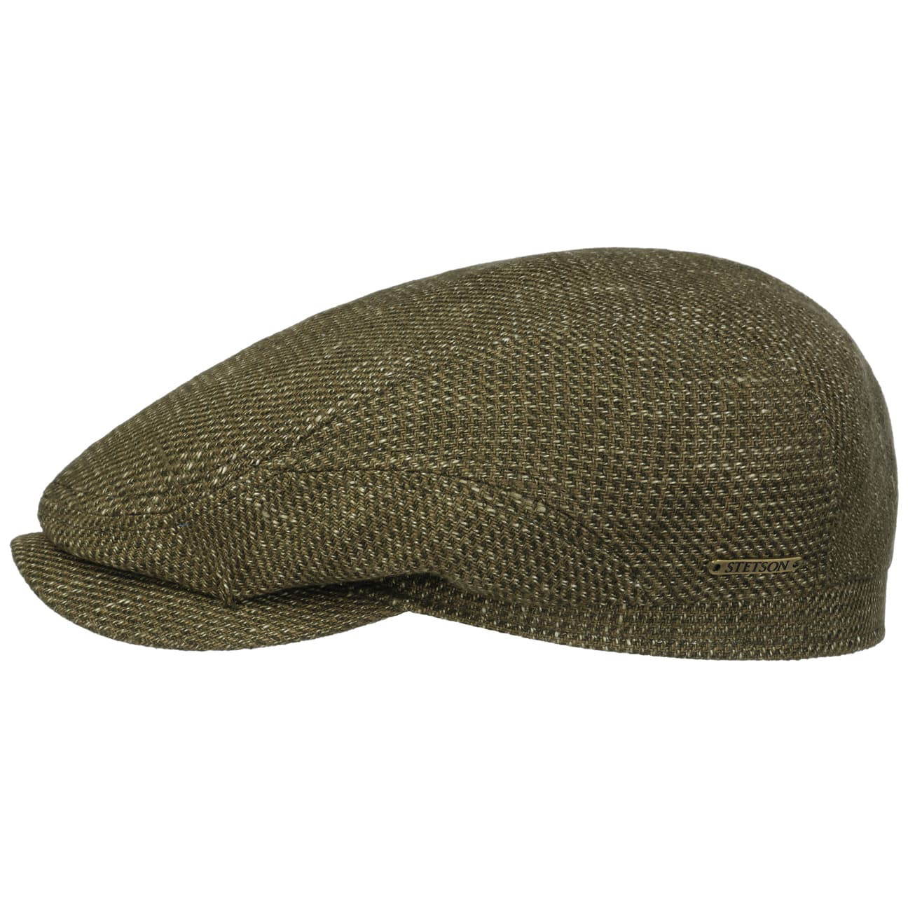 Stetson - Brinkley Driver Flat Cap - Green-Mottled