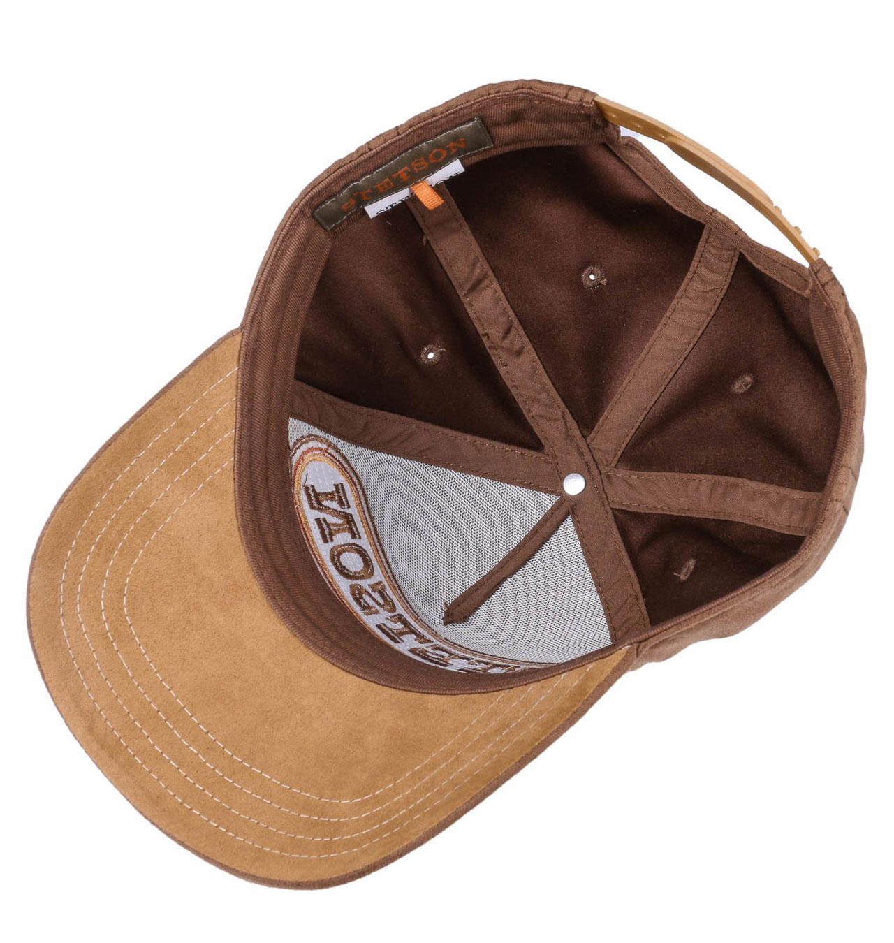 Stetson Buffalo Horn Trucker Cap Brown