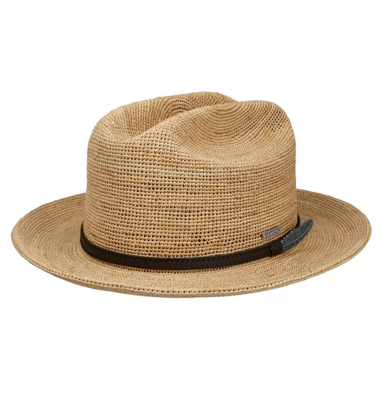 Stetson---Cattleman-Raffia-Straw-Hat---Natural