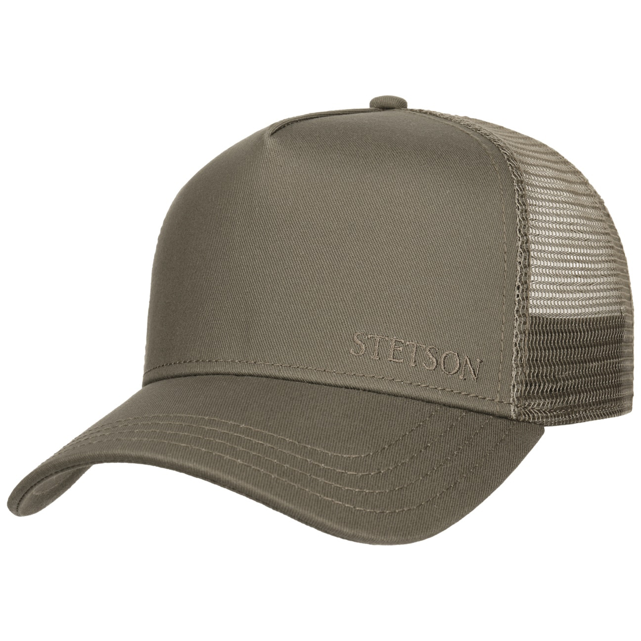 Stetson---Classic-Cotton-Trucker-Cap---Green