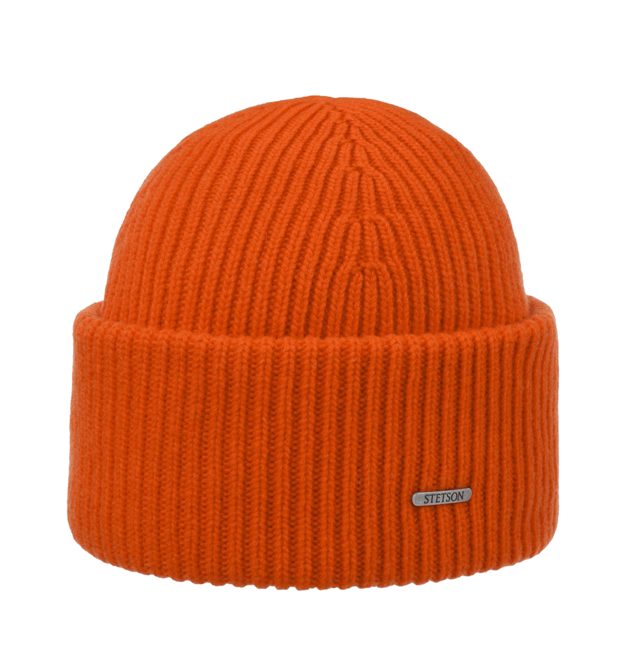 Stetson - Classic Uni Wool Beanie Hat - Orange