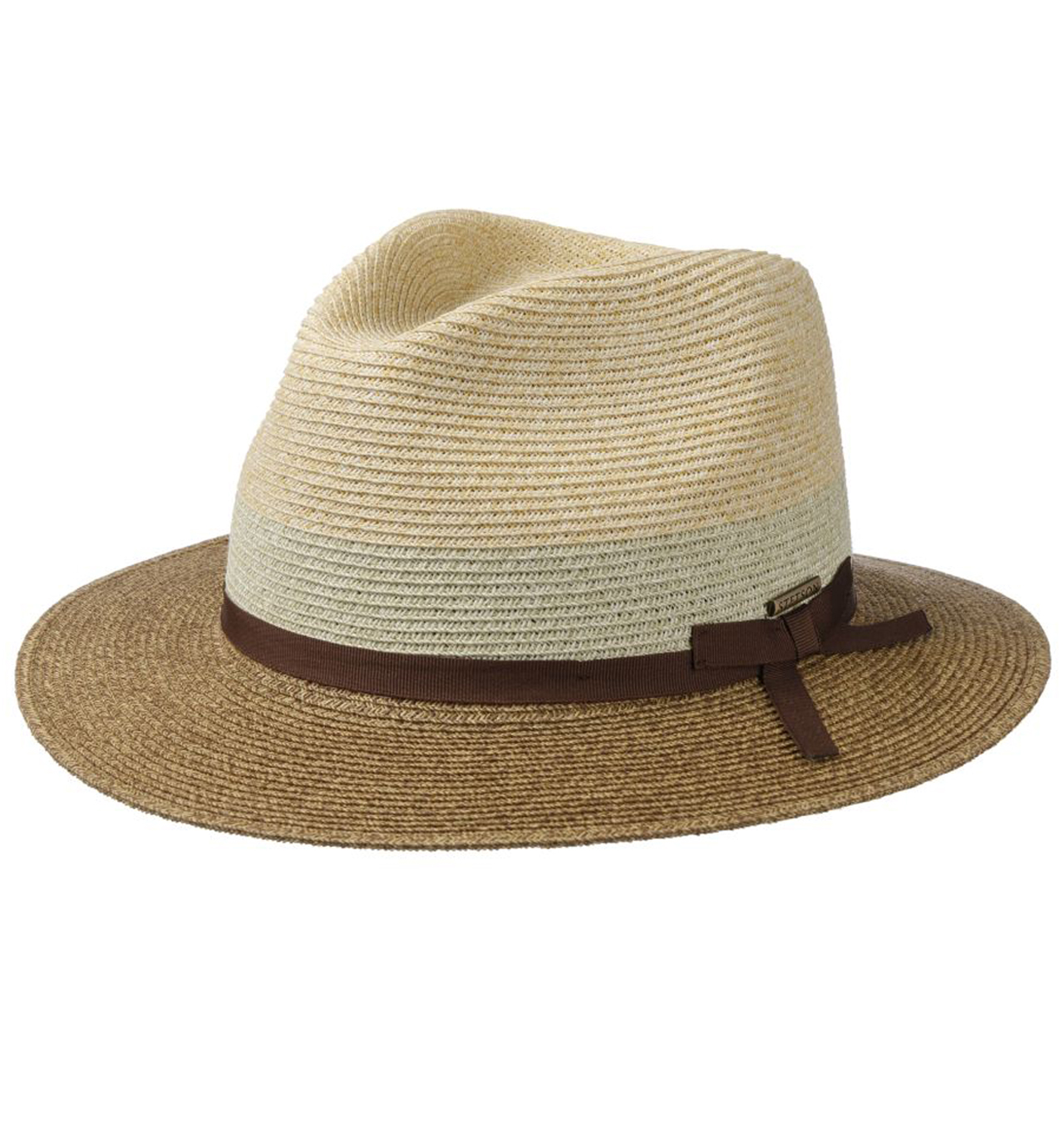 Stetson - Contrast Brim Toyo Straw Hat - Nature