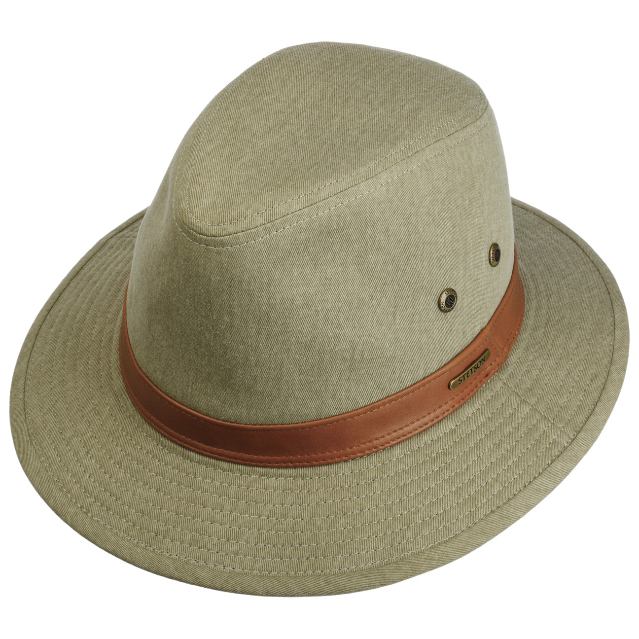 Stetson - Cotton Traveller Outdoor Hat - Olive