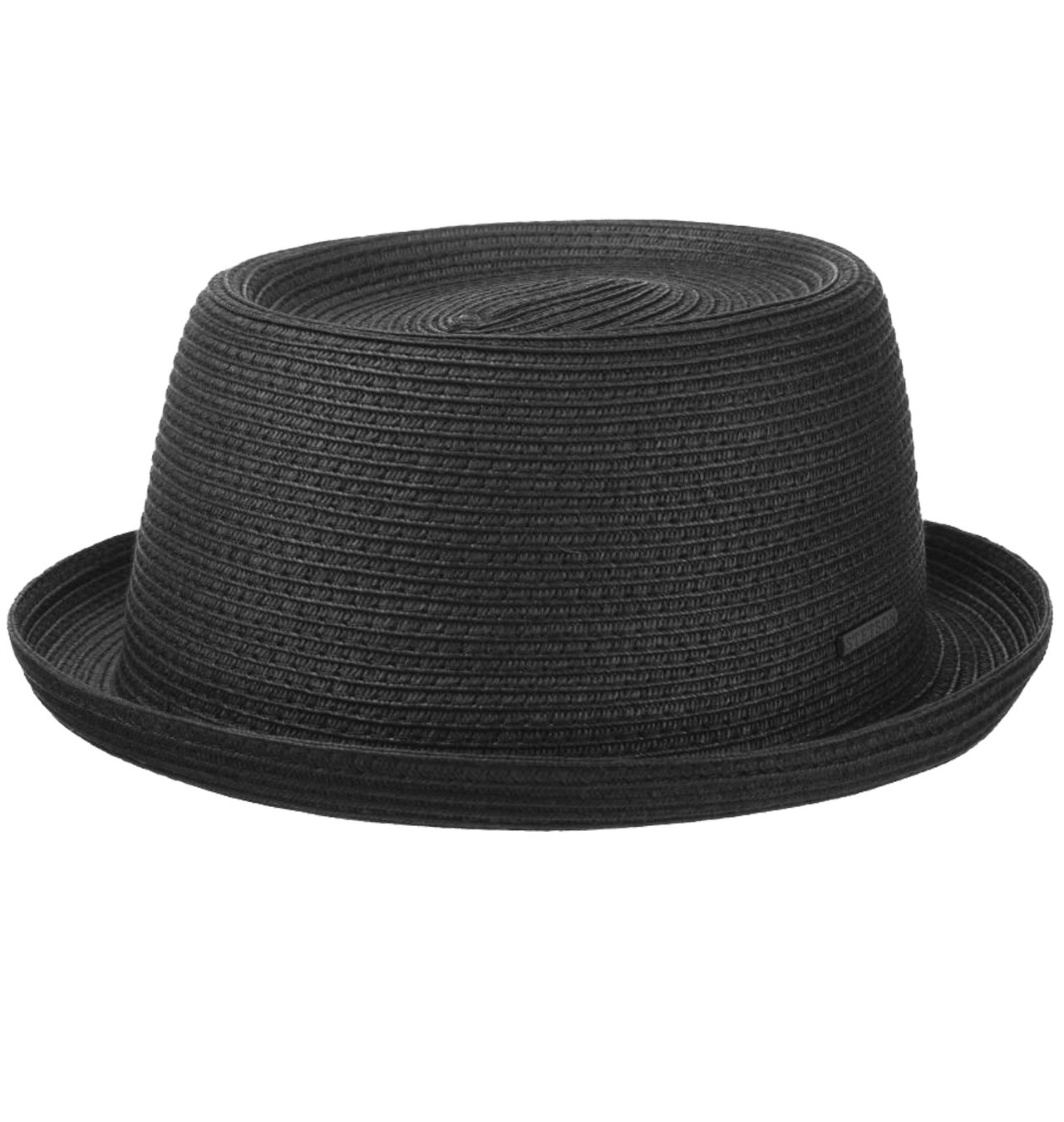 Stetson---Dawson-Black-Pork-Pie-Straw-Hat---Black-1