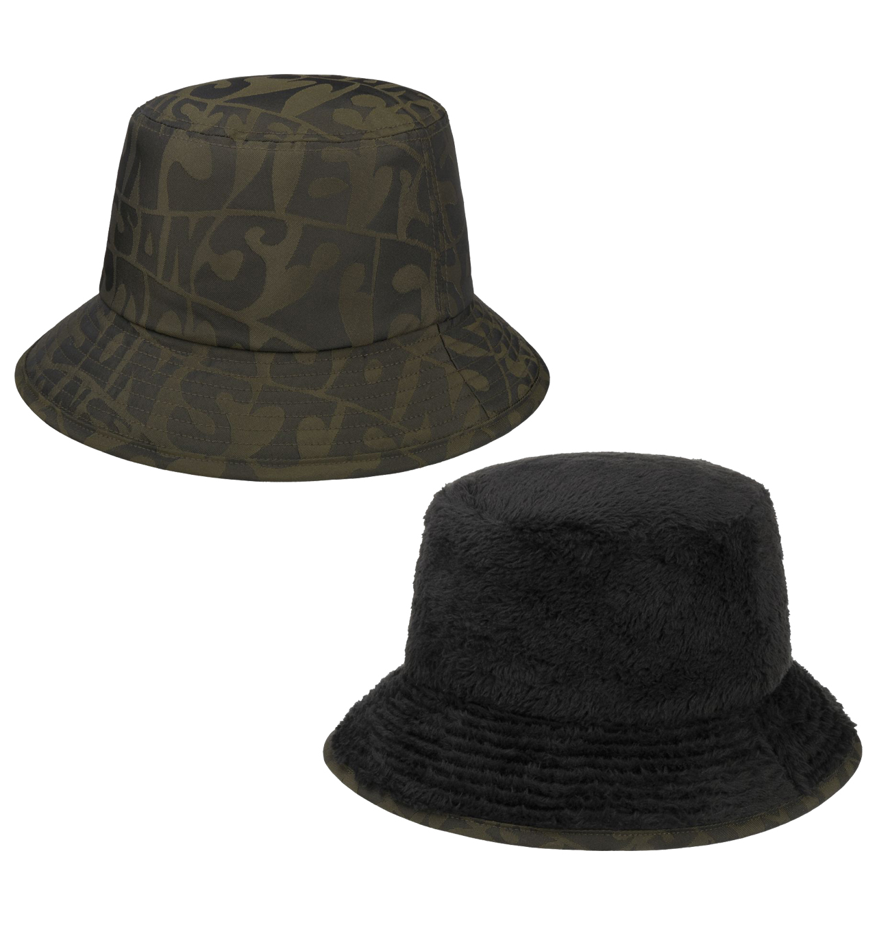 Stetson - Double Sided Bucket Reversible Hat - Olive