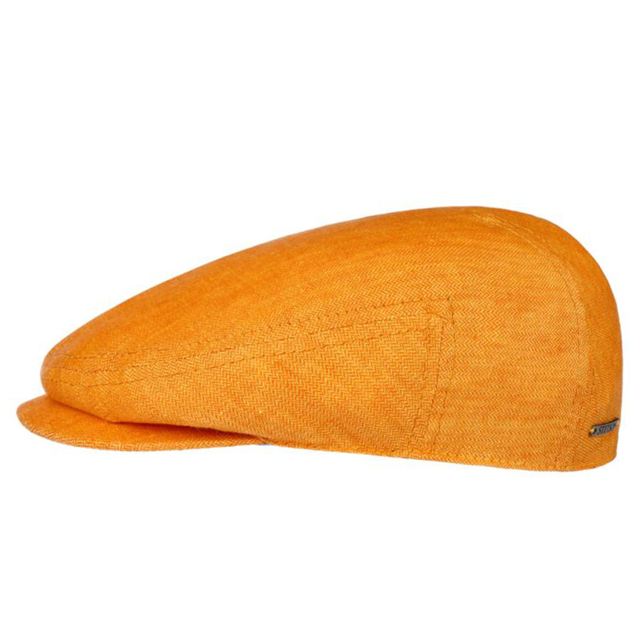 Stetson Driver Cap Linen Herringbone Golden