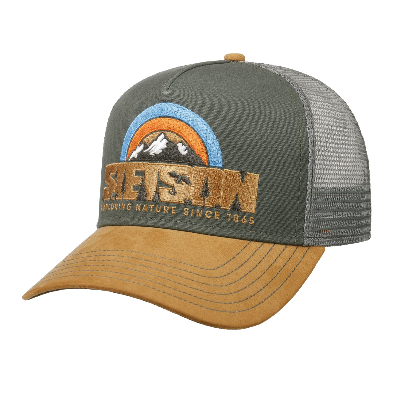 Stetson---Exploring-Nature-Trucker-Cap---Khaki