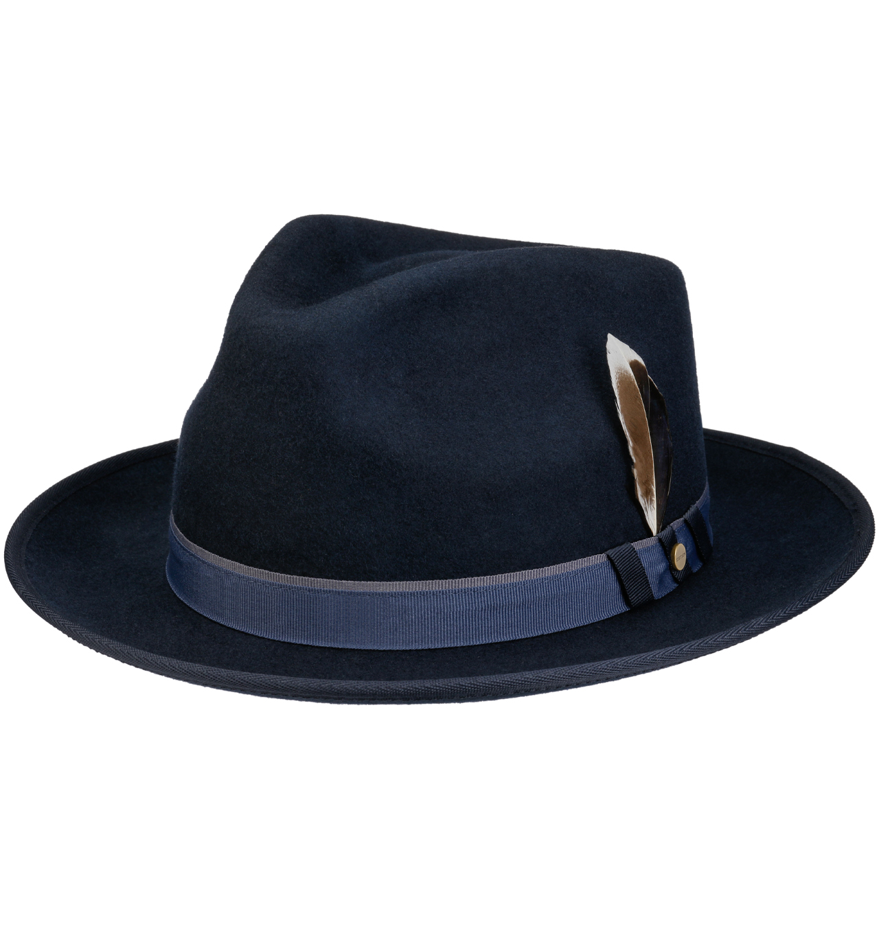 Stetson---Fedora-Woolfelt-Hat---Navy