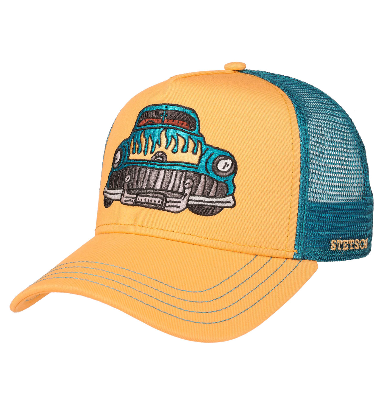 Stetson - Flame Muscle Car Trucker Cap - Green