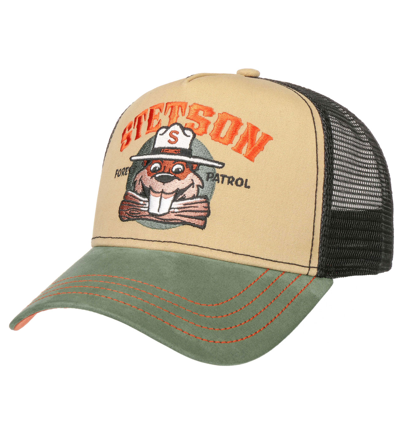 Stetson---Forest-Patrol-Trucker-Cap---Black