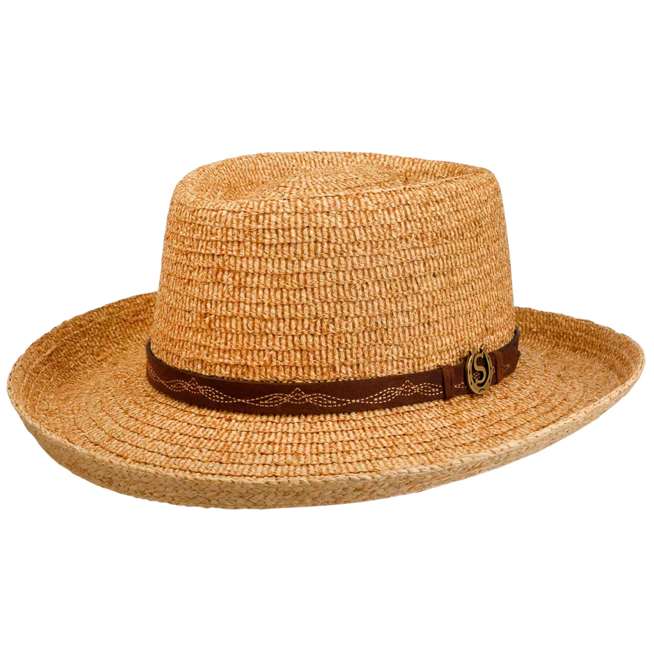 Stetson - Gambler Raffia Straw Hat - Nature