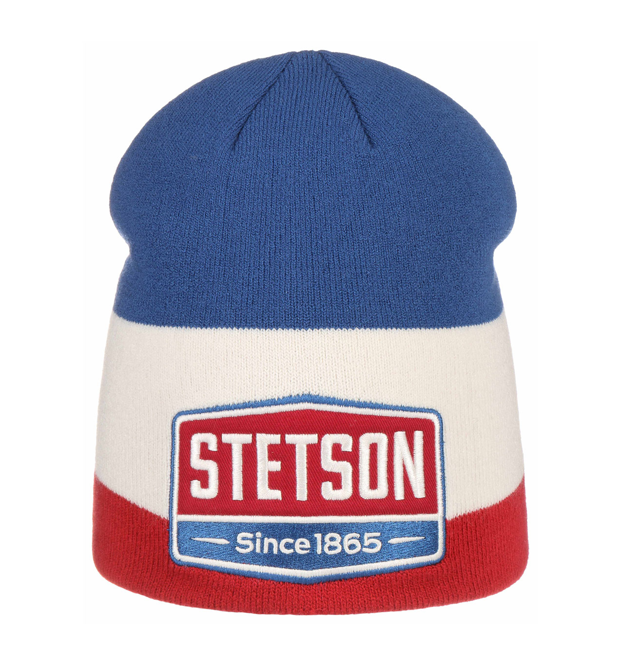 Stetson - Gasoline Highway Beanie Blue/White/Red