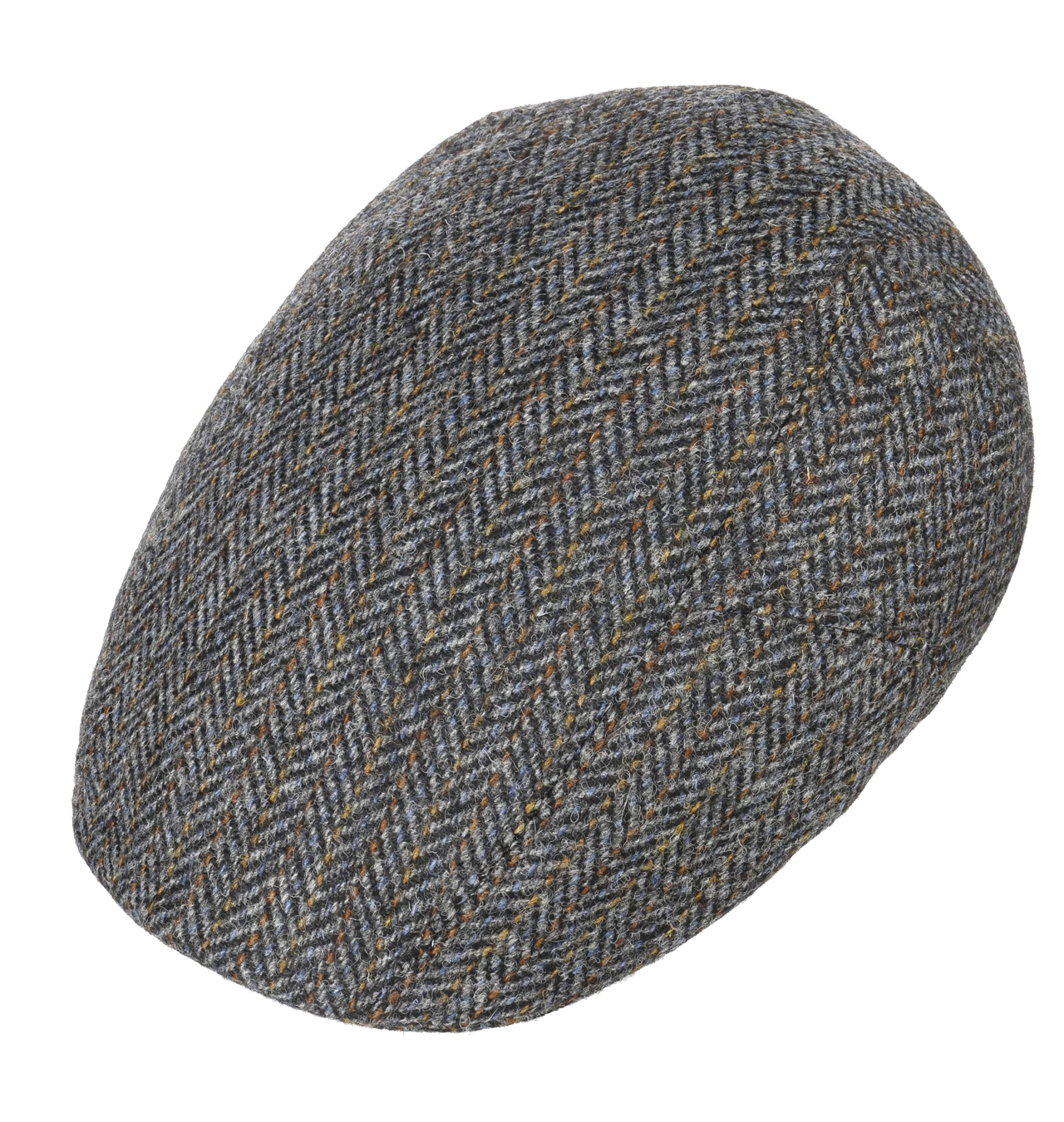 Herringbone Harris Tweed Ivy Flat Cap 