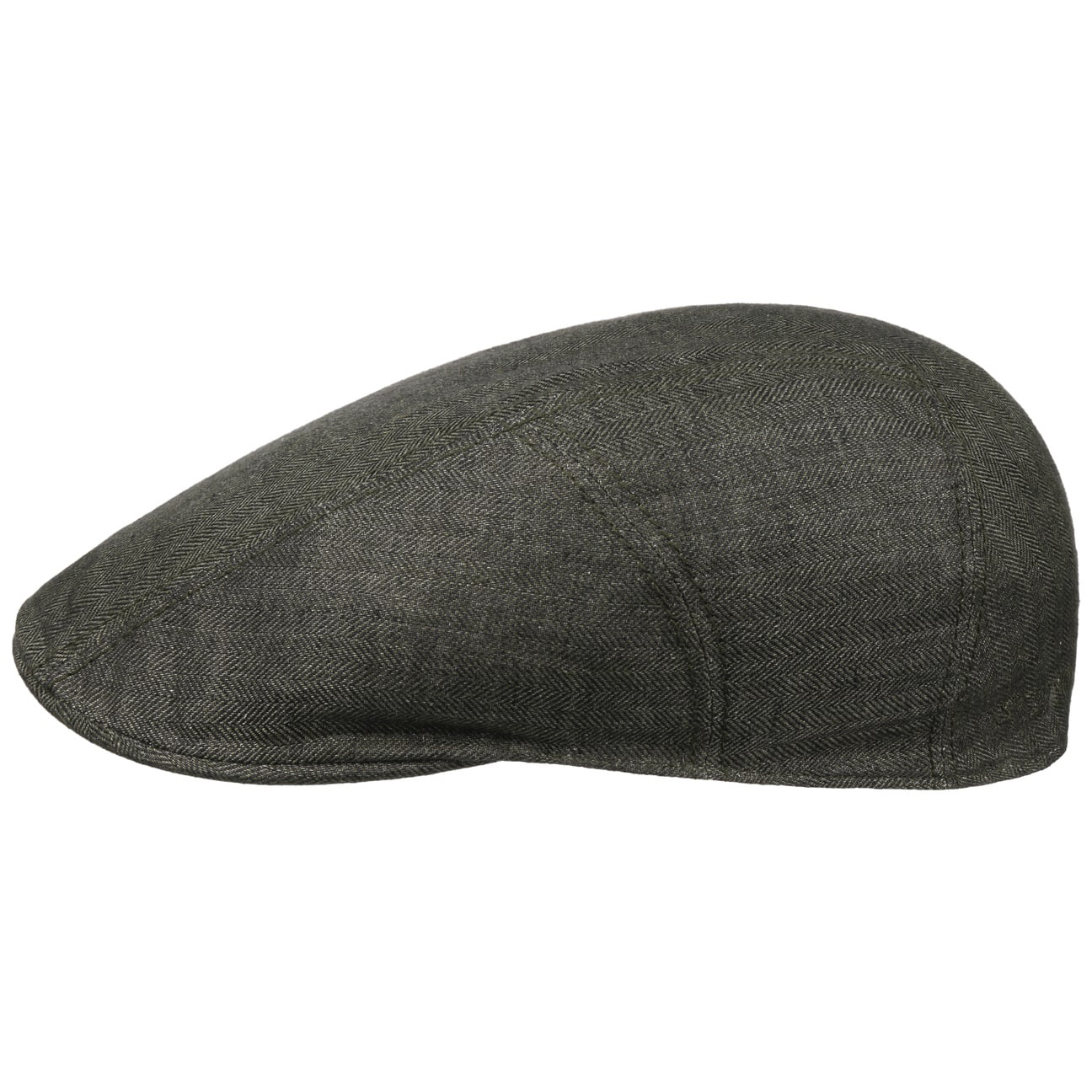 Stetson---Herringbone-Linen-Flat-Cap---Dark-Grey1