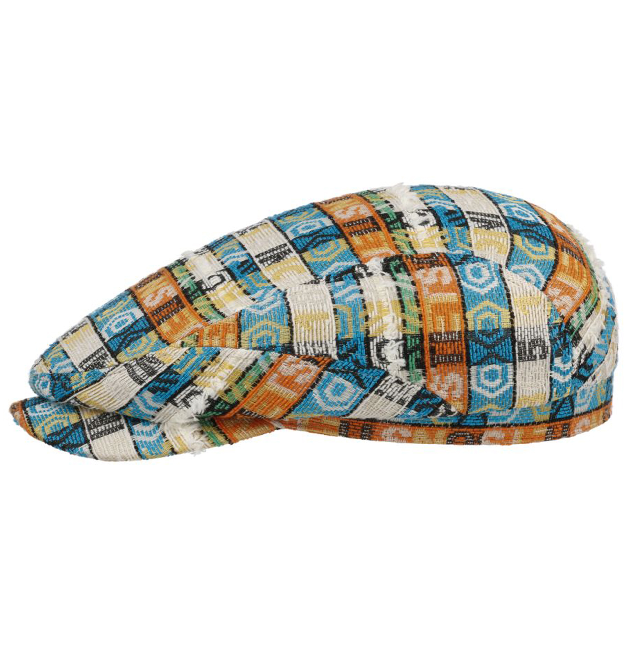 Stetson - Jacquard Driver Flat Cap - Mixed Colours