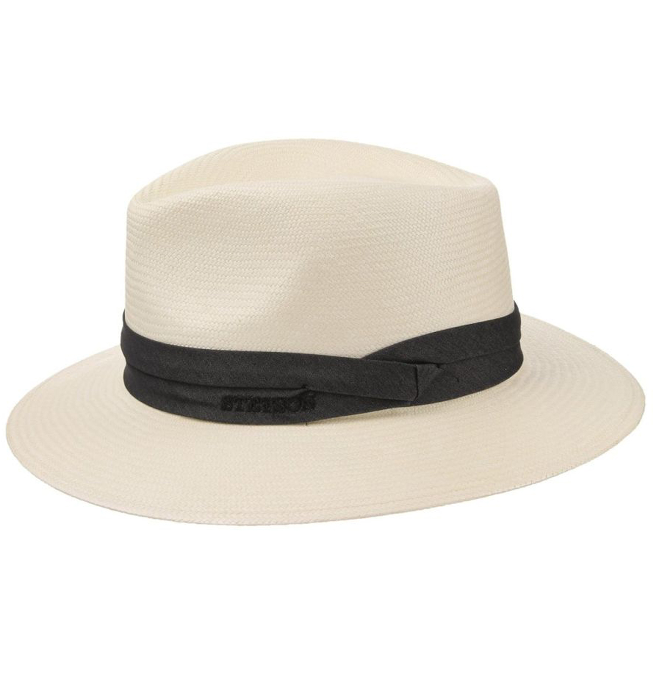 Stetson - Jefferson Bleached Panama Hat - Cream White